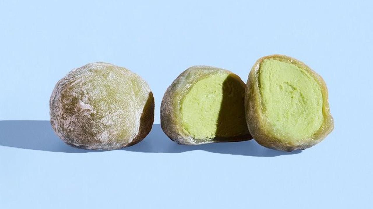 Meal card cover for: Two Matcha and White Chocolate Mochi