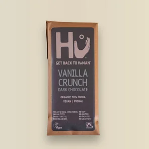 Meal card cover for: Hu Vanilla Crunch Dark Choc Bar