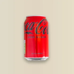 Meal card cover for: Coke Zero