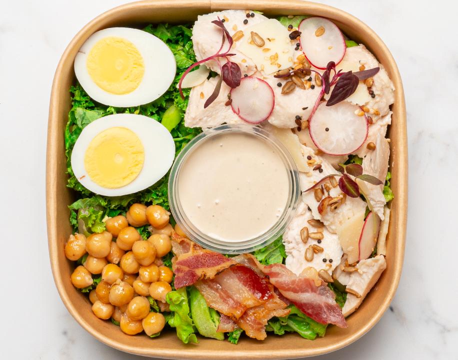 Meal card cover for: Power Chicken Caesar