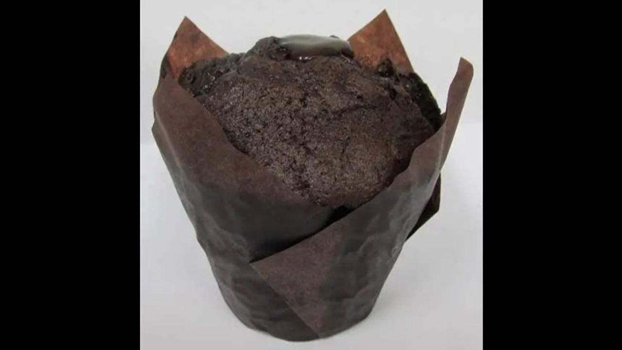 Meal card cover for: Double chocolate muffin 