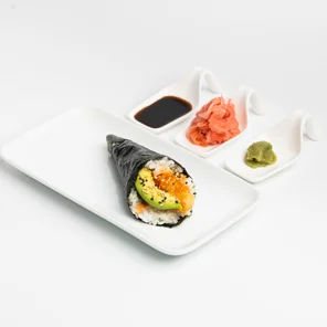 Meal card cover for: Prawn Katsu Handroll
