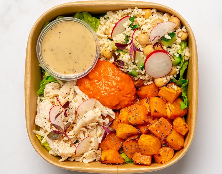 Meal card cover for: Pulled Lemon Chicken Balance Bowl