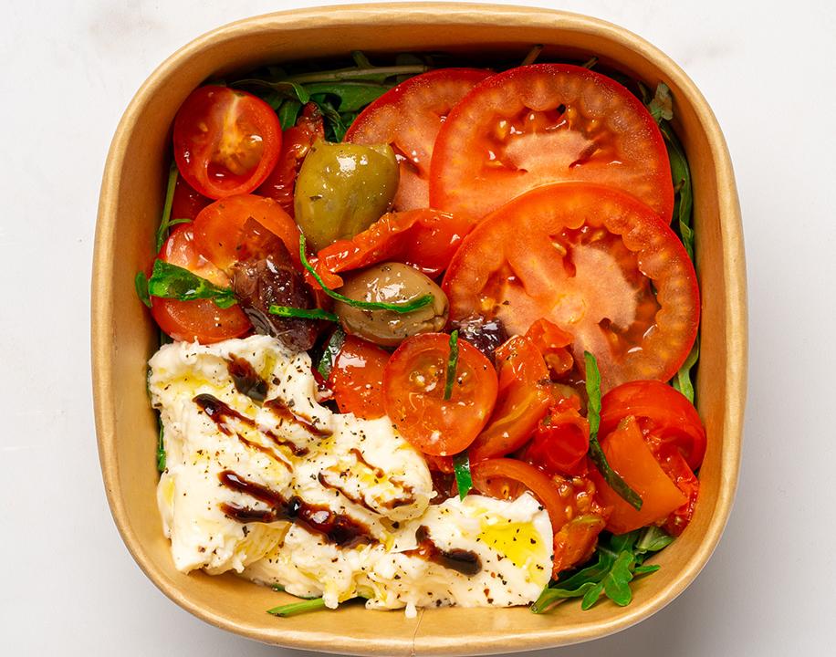 Meal card cover for: Caprese Side Salad (V)