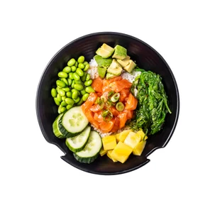 Meal card cover for: Salmon Poke Bowl