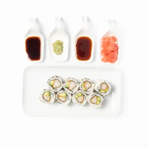 Meal card cover for: Prawn Katsu Uramaki