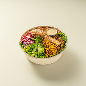 Meal card cover for: Set Salad - Miso Salmon