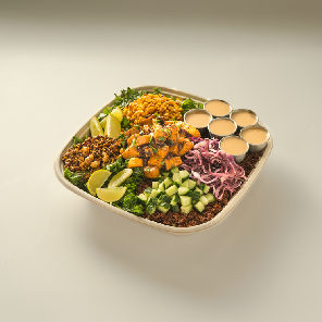 Meal card cover for: Thai Me Up Platter with Sesame Chilli Tofu