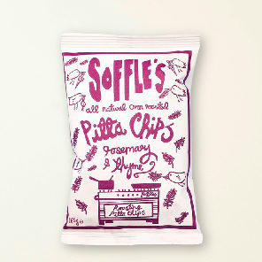 Meal card cover for: Soffle's Pitta Chips Rosemary & Thyme