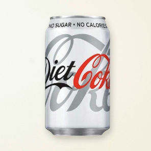 Meal card cover for: Diet Coke