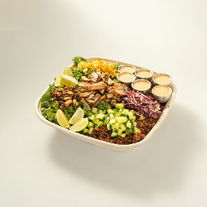 Meal card cover for: Thai Me Up Platter with Chopped Honey Mustard Chicken