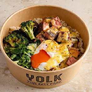 Meal card cover for: Steak 'Benedict' Rice Bowl