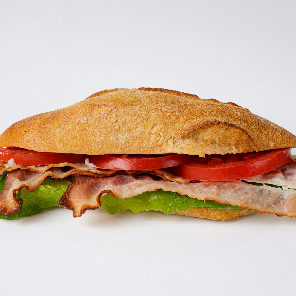 Meal card cover for: B.L.T Baguette