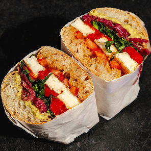 Meal card cover for: Hot Honey Halloumi