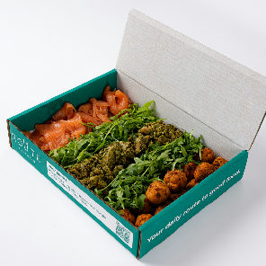 Meal card cover for: Protein Platter with two salad platters (Winter)