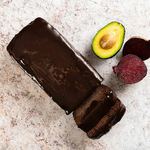 Meal card cover for: Beetroot, Avocado & Chocolate Cake (Vegan) (Serves 9)