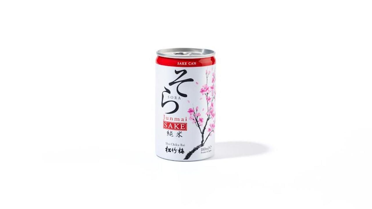 Meal card cover for: Sora Junmai Sake