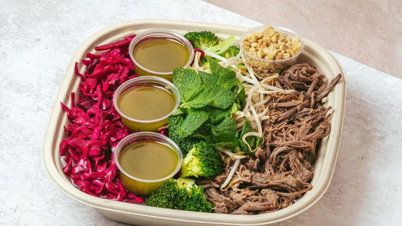Meal card cover for: Beef Saigon Platter