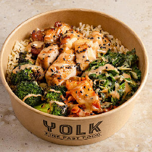 Meal card cover for: Kimchi Chicken Rice Bowl