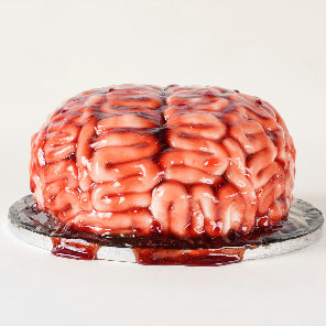Meal card cover for: Brain Cake (serves 25)