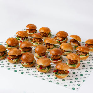 Meal card cover for: Chicken Sliders (20 per Platter)