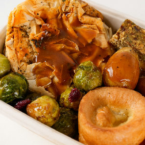 Meal card cover for: Vegetarian Roast Dinner