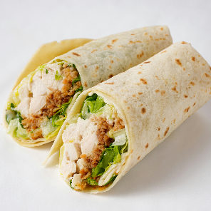 Meal card cover for: Chicken Caesar Wrap