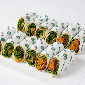 Meal card cover for: Vegan Wrap Platter (Serves 6)