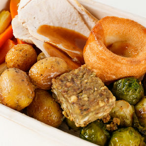 Meal card cover for: Roast Chicken Dinner