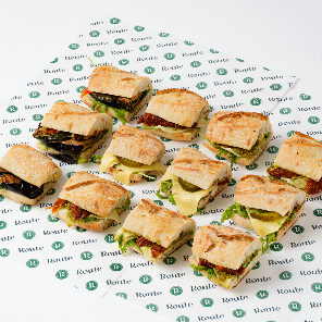 Meal card cover for: Vegetarian Baguette Platter (Serves 6)