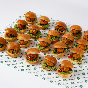 Meal card cover for: Vegan Sliders (20 per Platter)