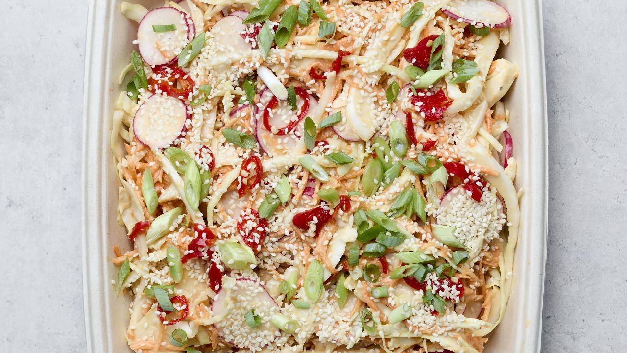Meal card cover for: Creamy Miso Slaw