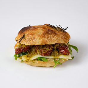 Meal card cover for: Sundried Tomato & Mozzarella Focaccia