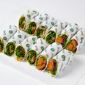 Meal card cover for: Vegetarian Sandwich Wrap Platter (Serves 6)