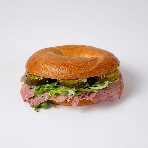 Meal card cover for: Salt Beef Bagel