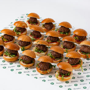 Meal card cover for: Beef Sliders (20 per Platter)