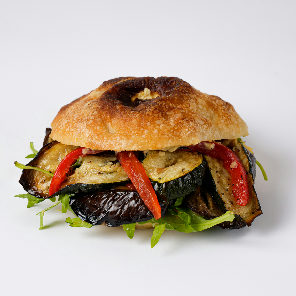 Meal card cover for: Roasted Vegetable Focaccia