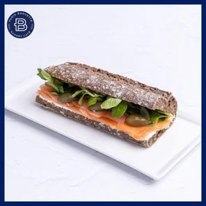 Meal card cover for: Salmon and Cream Cheese Sandwich