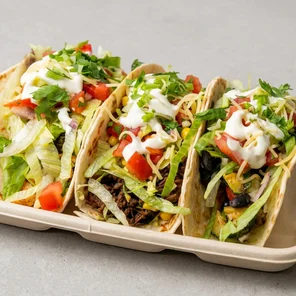 Meal card cover for: Chicken Taco