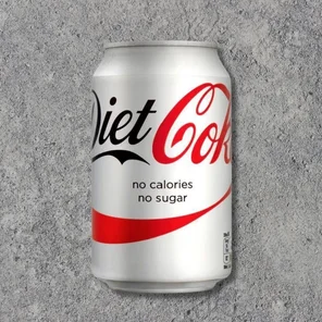 Meal card cover for: Diet Coke