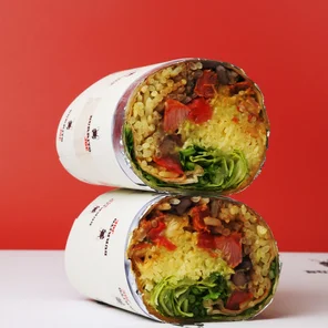 Meal card cover for: Chorizo Burrito