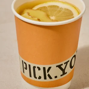 Meal card cover for: Hot Honey, Lemon & Ginger