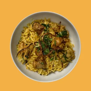 Meal card cover for: Amritsari Chicken Biryani