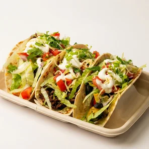 Meal card cover for: Chicken Tinga Taco