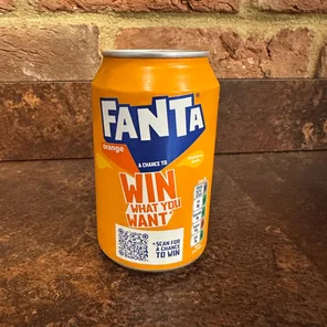 Meal card cover for: Fanta Orange