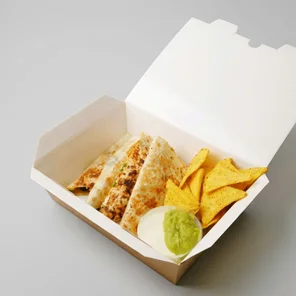 Meal card cover for: Chicken Quesadilla