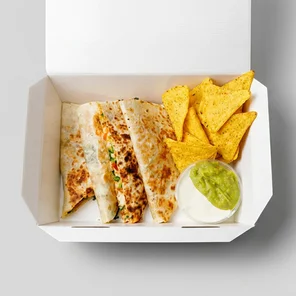 Meal card cover for: Vegan Mixed Bean Quesadilla