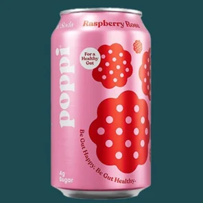 Meal card cover for: Poppi Raspberry Rose Soda