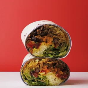 Meal card cover for: Vegan Mixed Bean Burrito