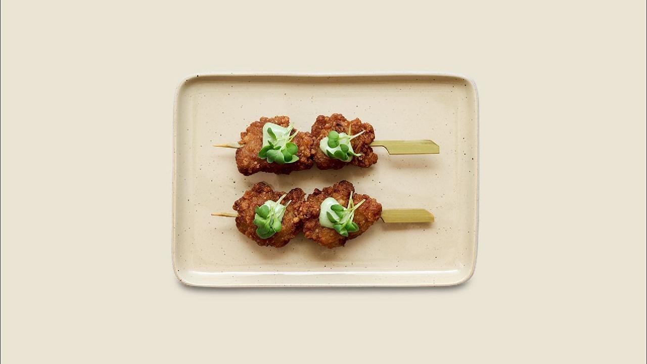 Meal card cover for: Momo Karaage